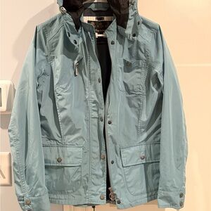 Barbour Dressage Jacket | Aqua Blue Waterproof Jacket
